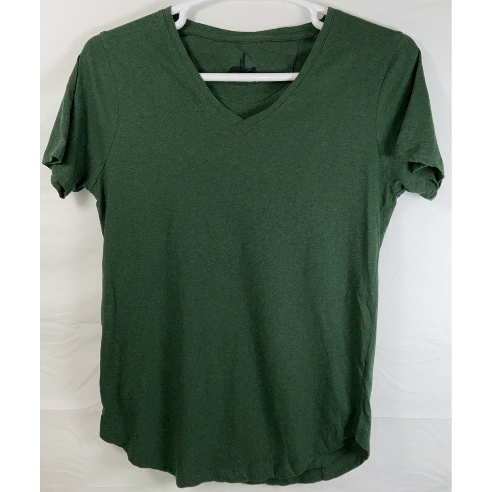 NWOT Women Johnnie-O Merediths Short Sleeve 100% Cotton T-Shirt Dk Green Medium